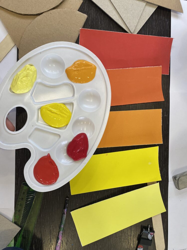 Travail autour des couleurs